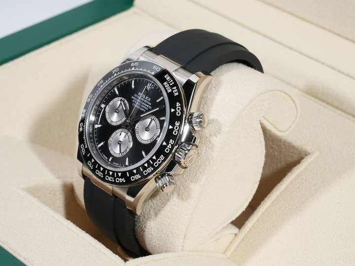 Rolex Daytona Ref. 126519LN White Gold Bright Black x Steel Dial