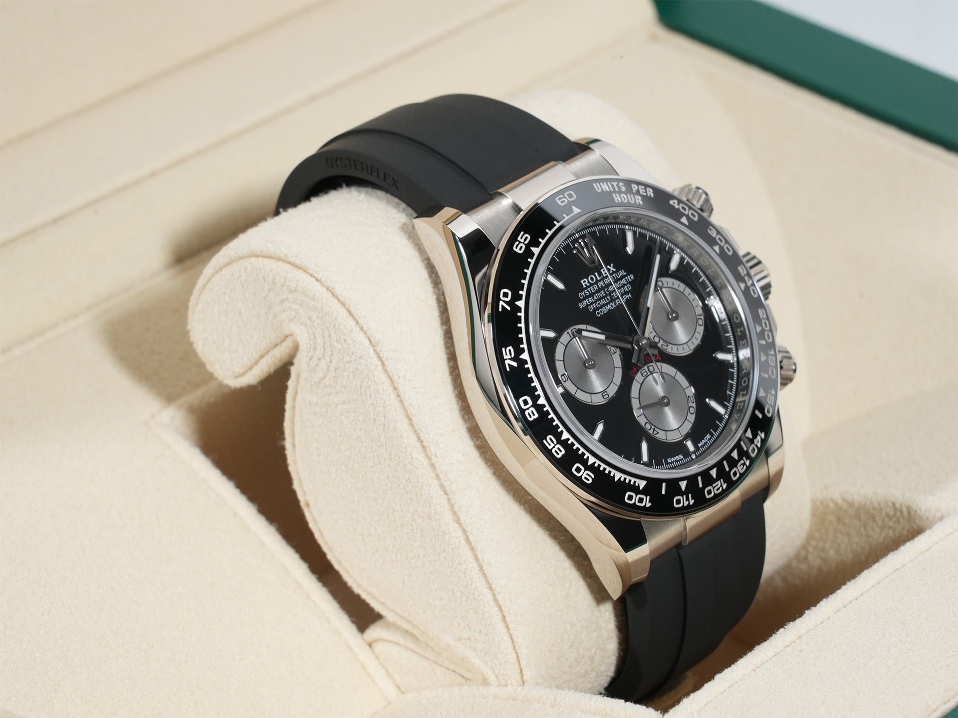 Rolex Daytona Ref.126519LN 18KWG Bright Black x Steel Dial Unused f47k9xh2