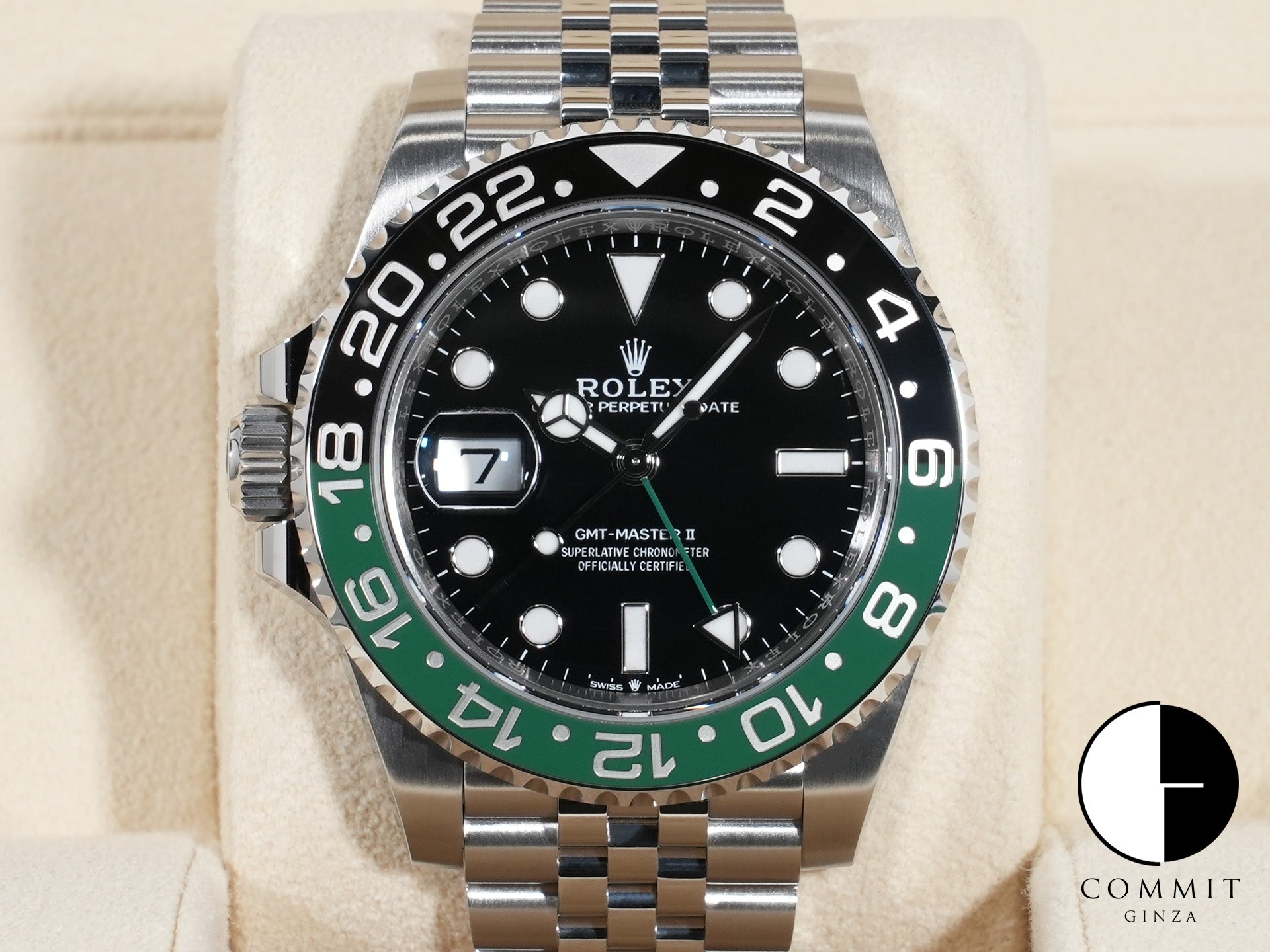 Rolex GMT Master II Ref.126720VTNR SS Black Dial Jubilee Bracelet Unused 5hv9jb3b
