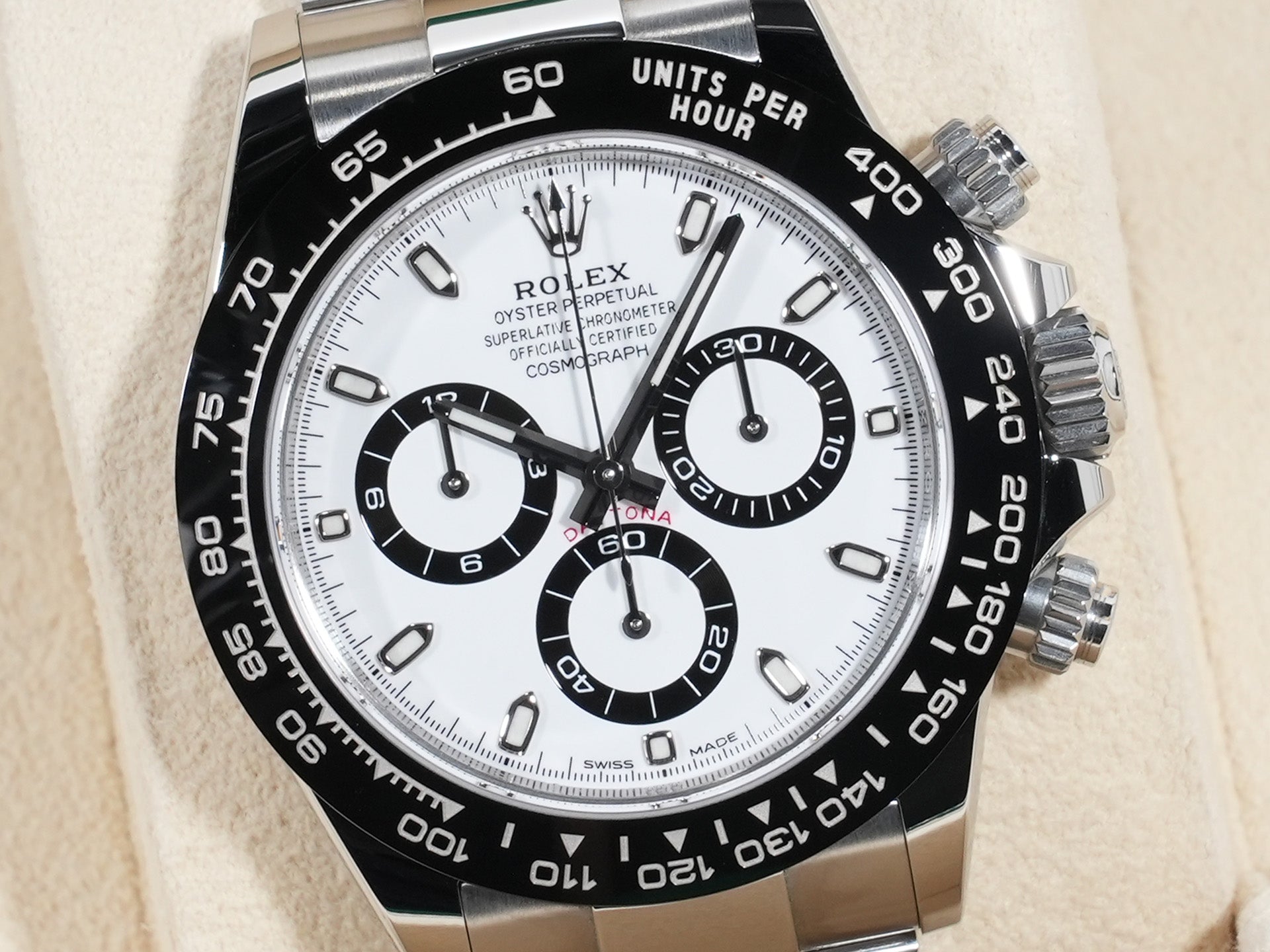 Rolex Daytona Ref.116500LN SS White Dial Used 3m8w9tr6