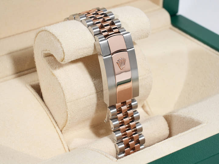 Rolex Datejust 36 Ref. 126231 Stainless Steel/Everose Gold Slate Roman Dial Jubilee Bracelet