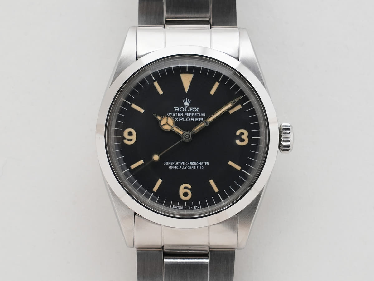 ロレックス エクスプローラーI Ref.1016 SS ブラック文字盤 中古 3fsatkkv