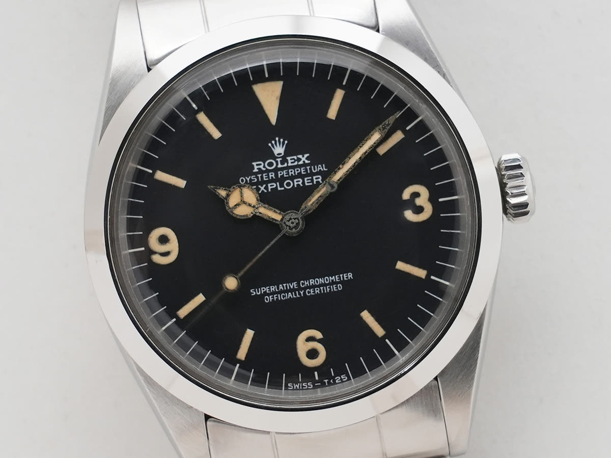ロレックス エクスプローラーI Ref.1016 SS ブラック文字盤 中古 3fsatkkv
