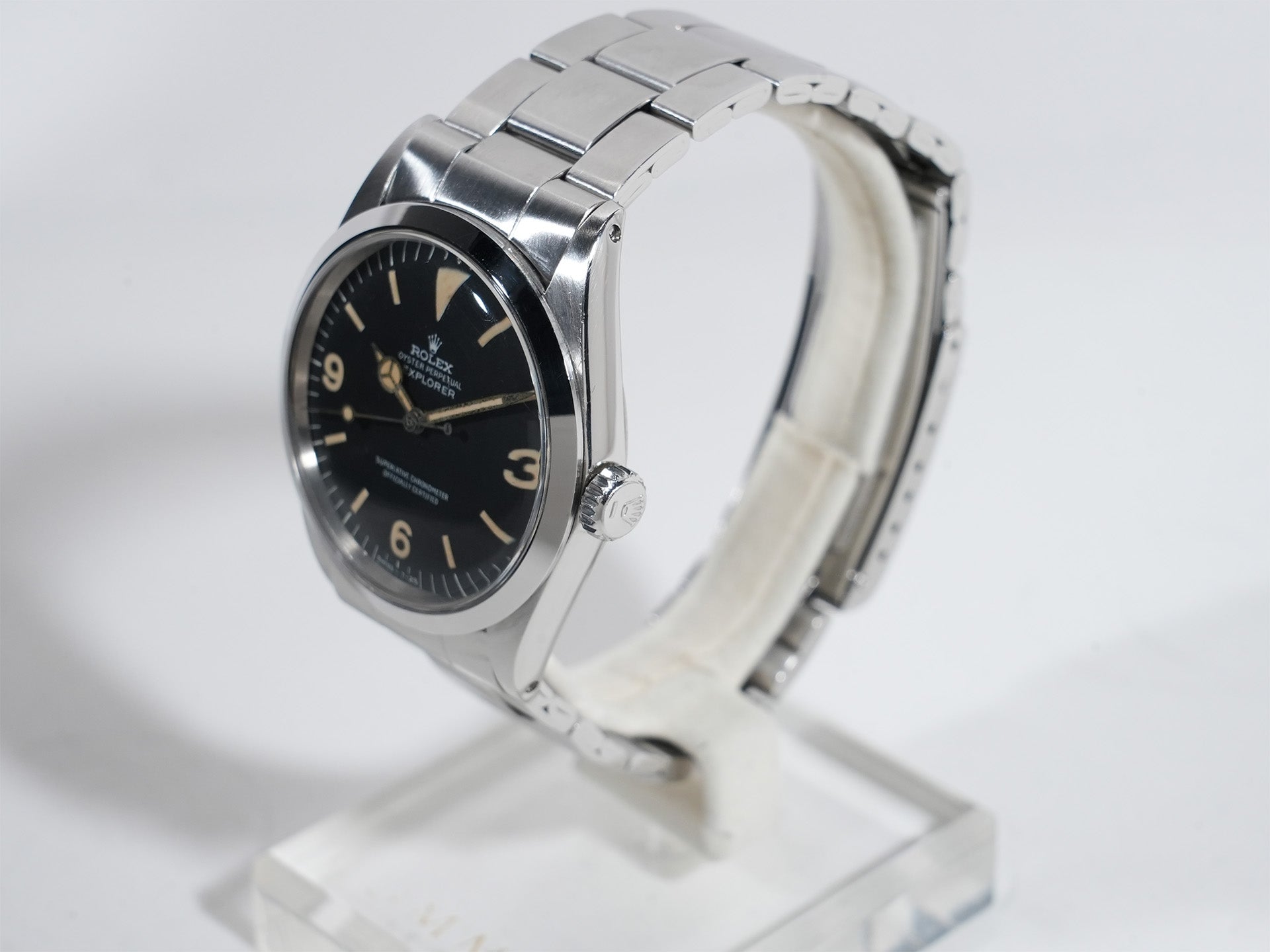 ロレックス エクスプローラーI Ref.1016 SS ブラック文字盤 中古 3fsatkkv