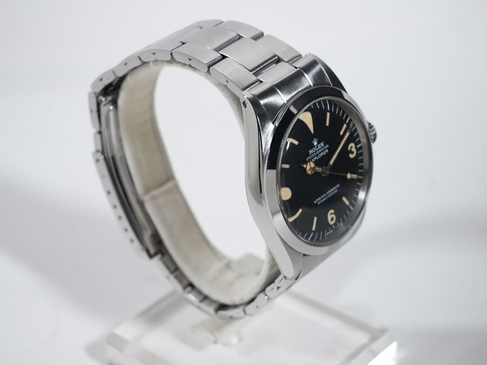 ロレックス エクスプローラーI Ref.1016 SS ブラック文字盤 中古 3fsatkkv