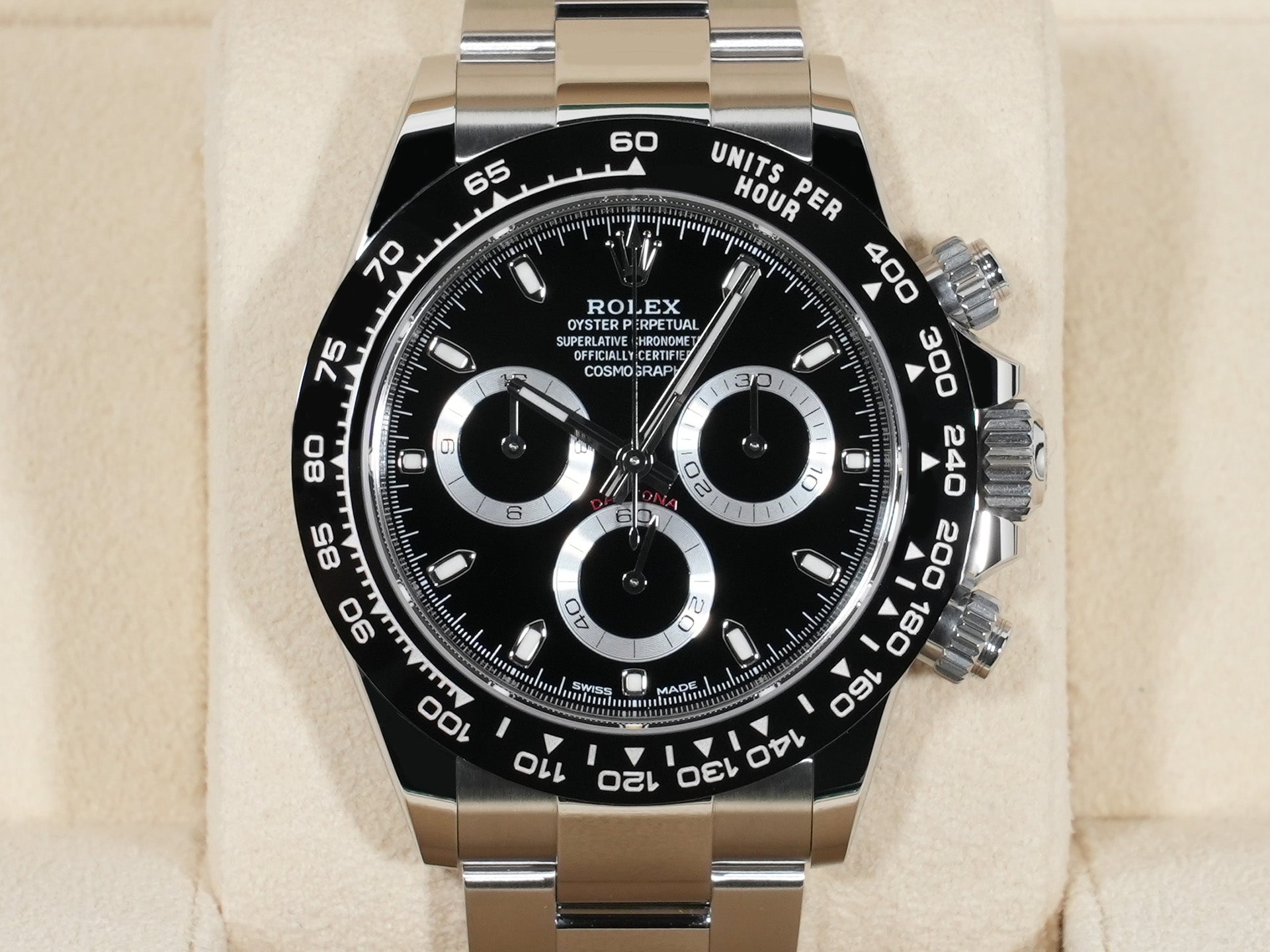 ロレックス デイトナ Ref.116500LN SS ブラック文字盤 未使用 of684qsn