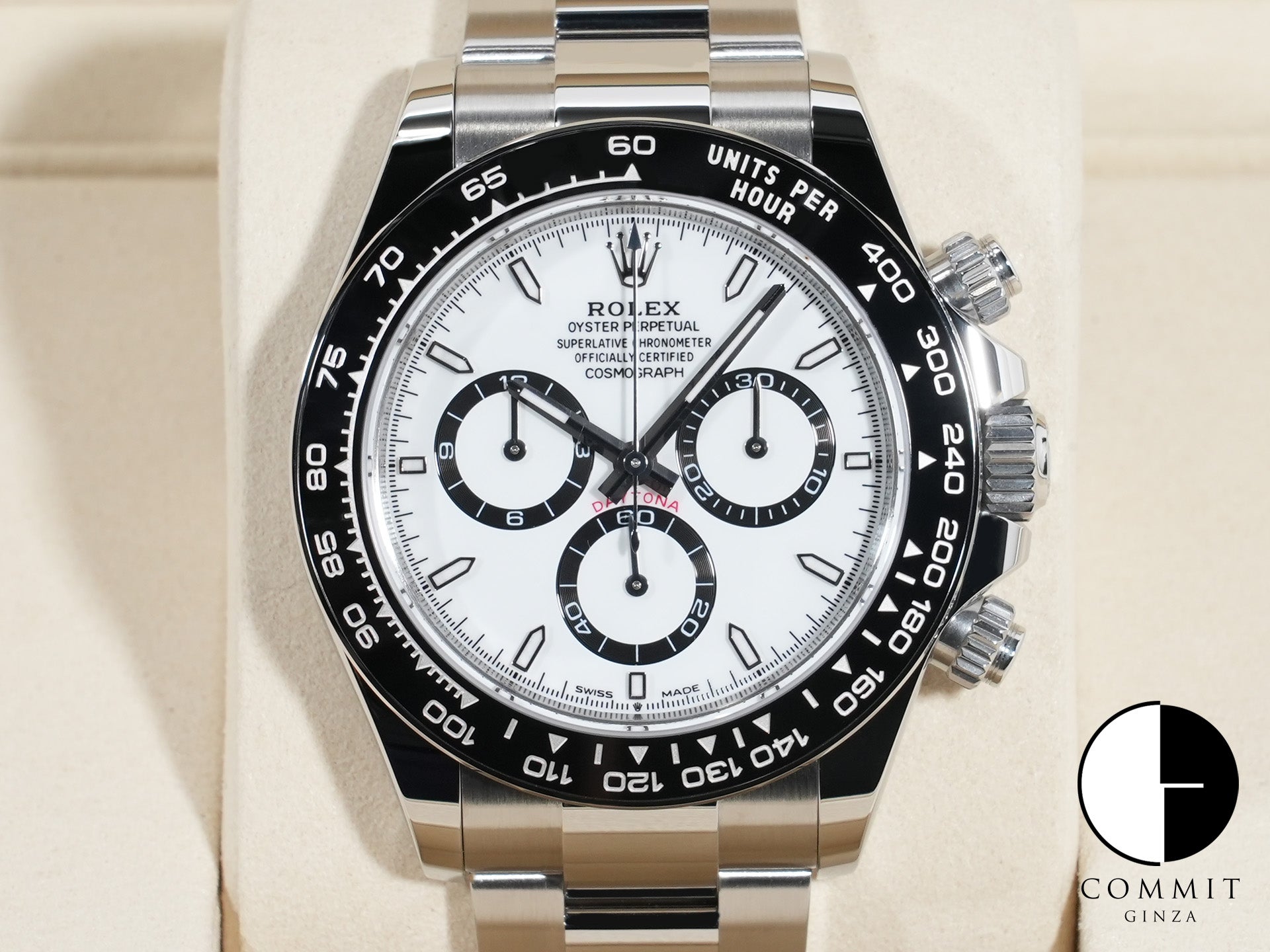 ロレックス デイトナ Ref.126500LN SS ホワイト文字盤 未使用 2qdz8bzn