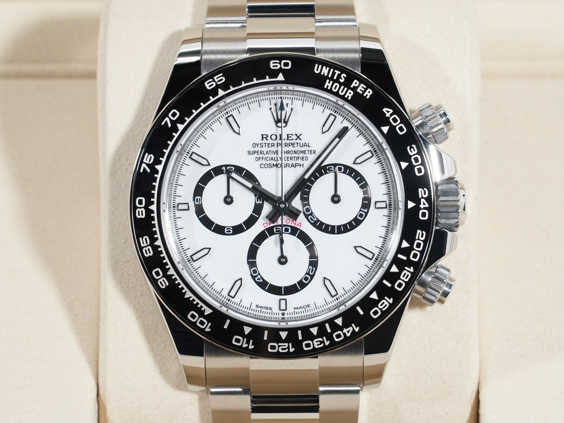 ロレックス デイトナ Ref.126500LN SS ホワイト文字盤 未使用 2qdz8bzn