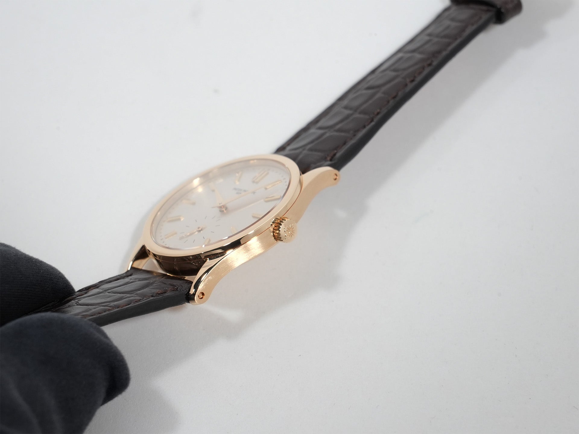 パテックフィリップ カラトラバ Ref.3796J-001 18KYG シルバー文字盤 美中古 hiew5hxc