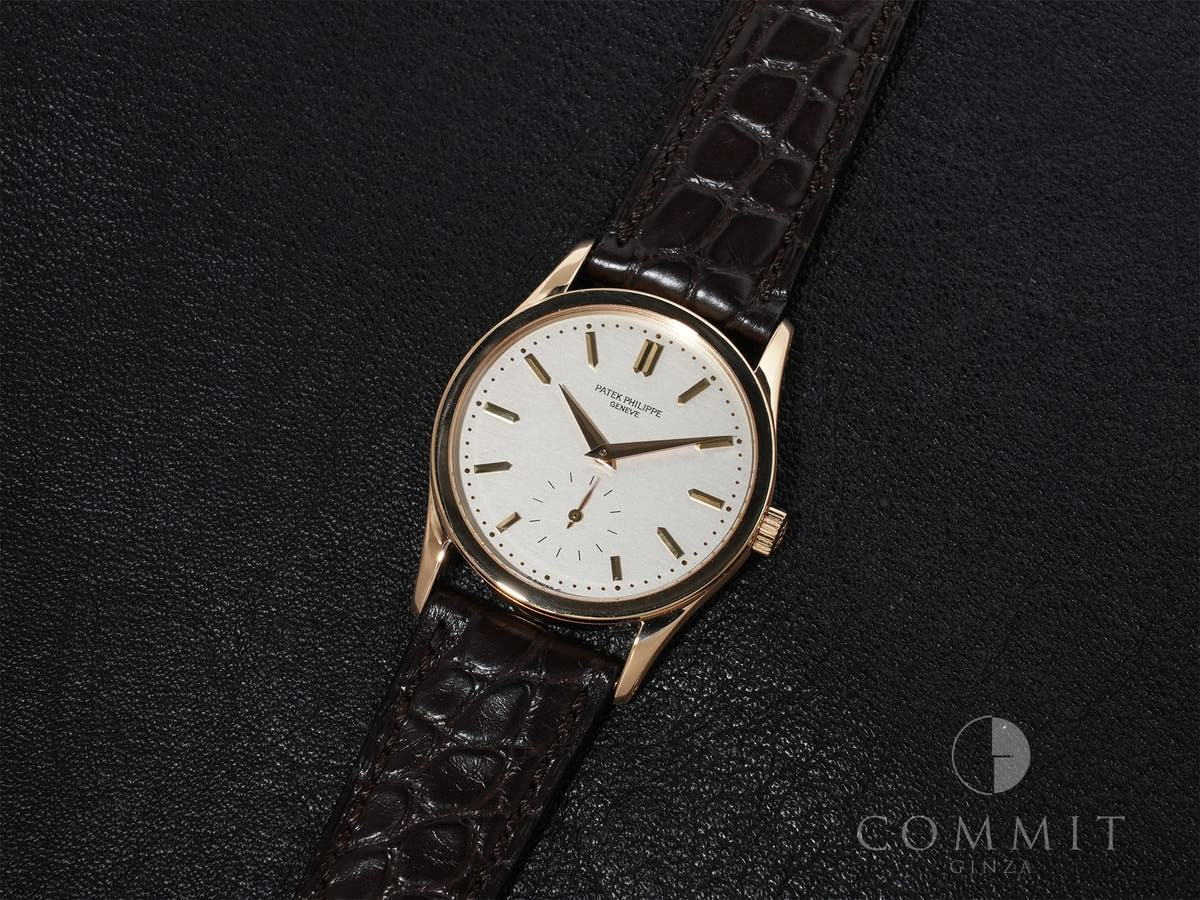 パテックフィリップ カラトラバ Ref.3796J-001 18KYG シルバー文字盤 美中古 hiew5hxc