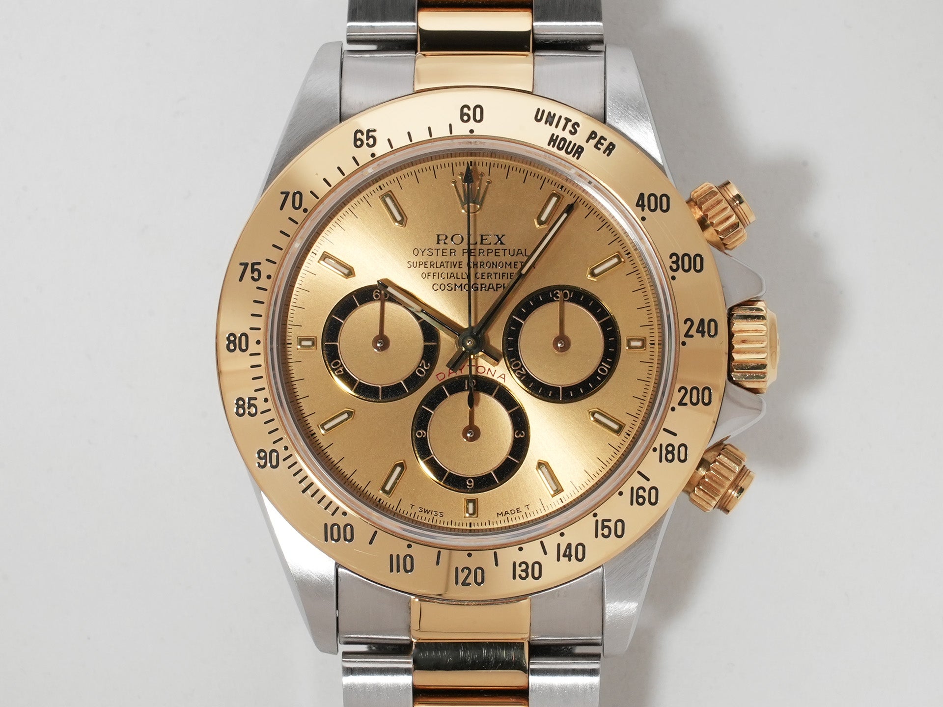 ロレックス デイトナ エルプリメロ Ref.16523 SS/YG シャンパン文字盤 中古 54fzru5n