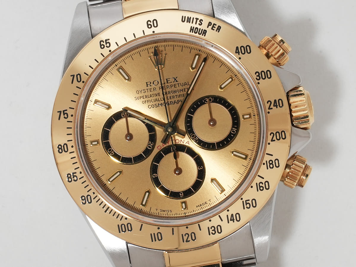 ロレックス デイトナ エルプリメロ Ref.16523 SS/YG シャンパン文字盤 中古 54fzru5n