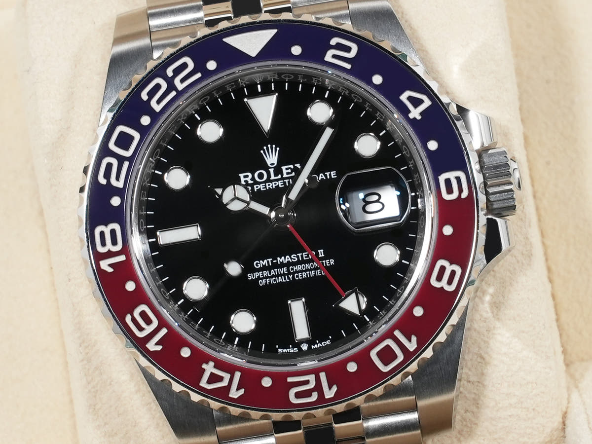 ロレックス GMTマスターII Ref.126710BLRO SS ブラック文字盤 ジュビリーブレスレット 中古 4spexhtg