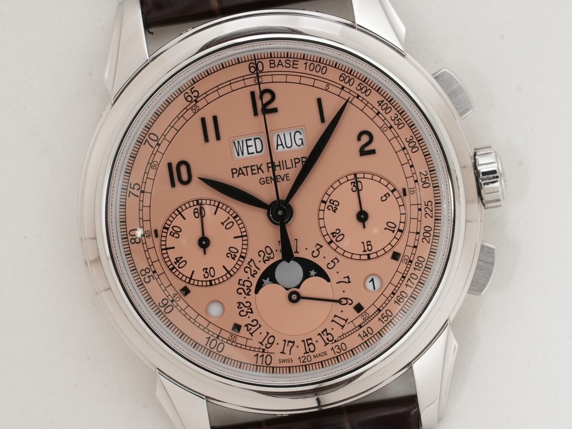 パテックフィリップ パーペチュアルカレンダー クロノグラフ Ref.5270P-001 PT ゴールデンオパーリン文字盤 美品 i8xf7vij