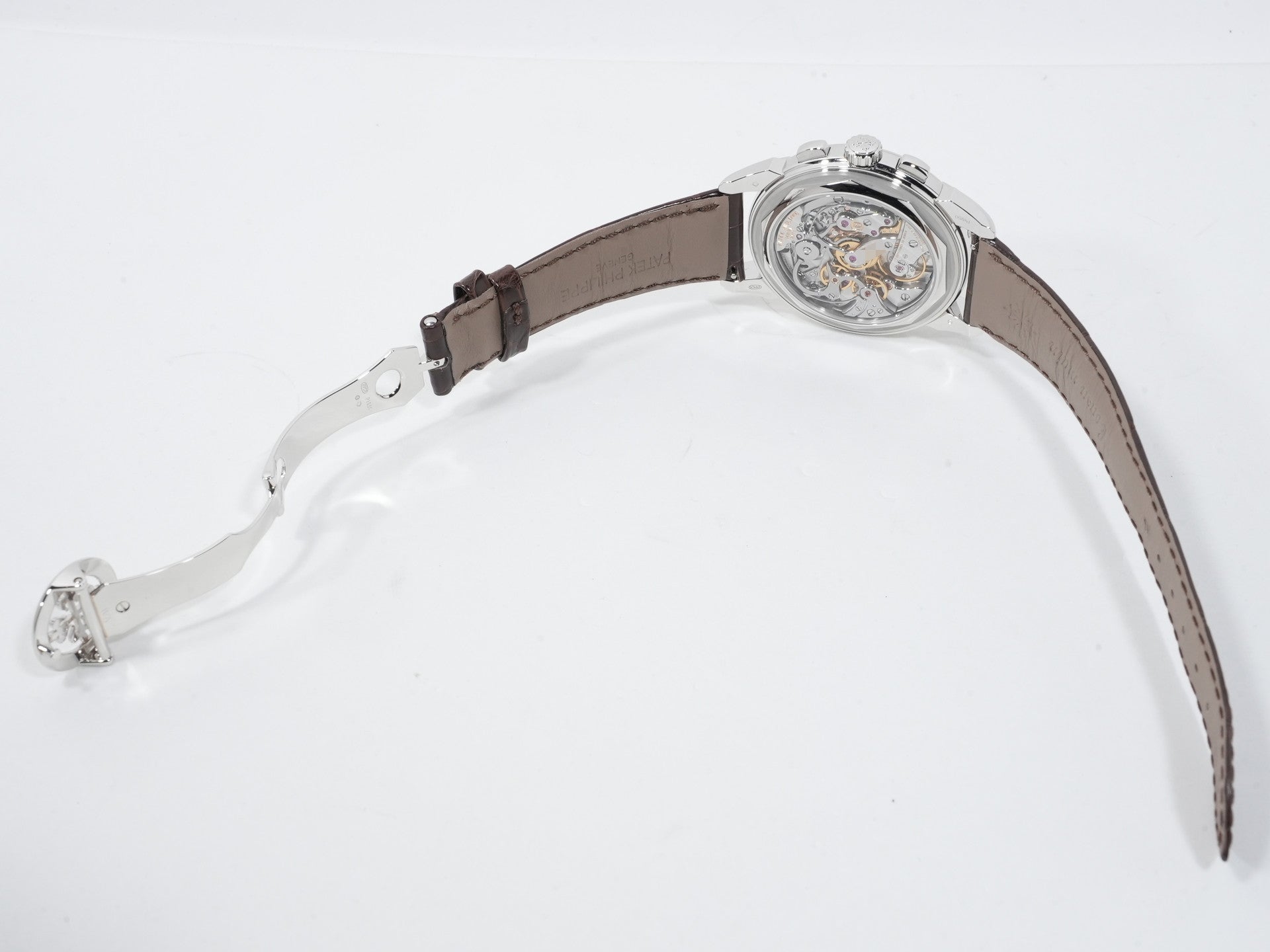 パテックフィリップ パーペチュアルカレンダー クロノグラフ Ref.5270P-001 PT ゴールデンオパーリン文字盤 美品 i8xf7vij