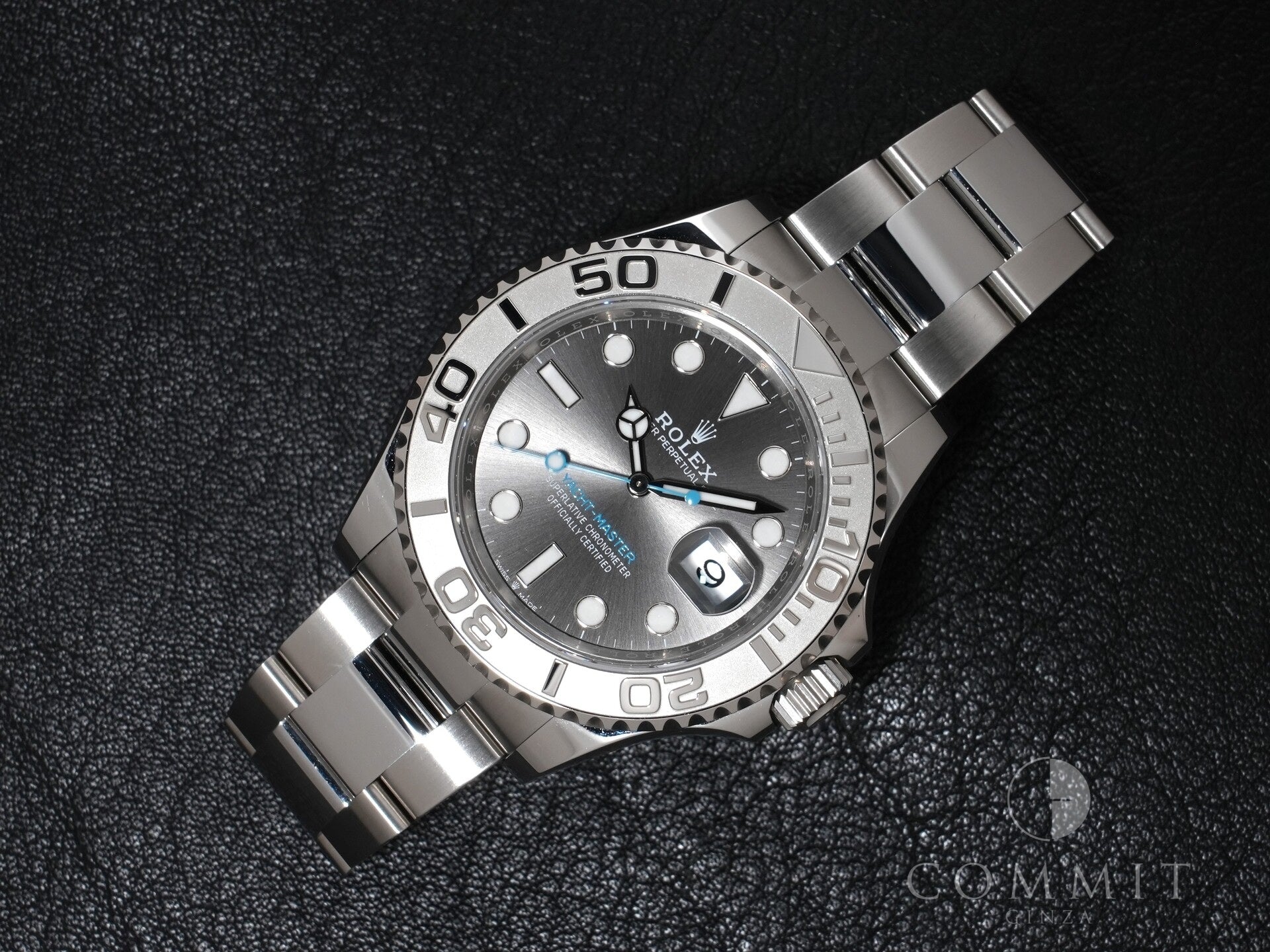 ロレックス ヨットマスター40 Ref.126622 SS/PT スレート文字盤 美品 rmat5urb