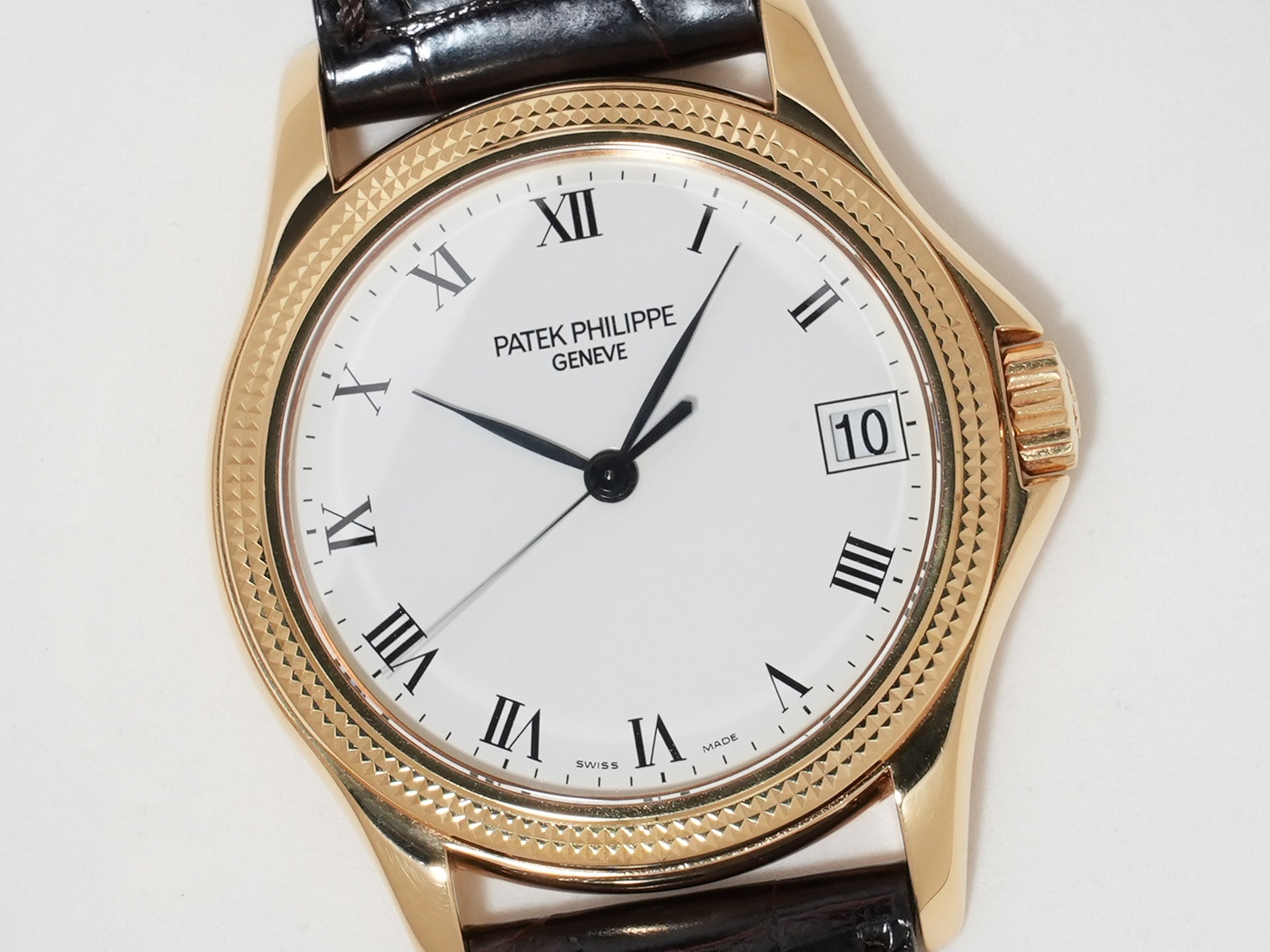 パテックフィリップ カラトラバ Ref.5117J-001 18KYG ホワイト文字盤 中古 qaqgt62d