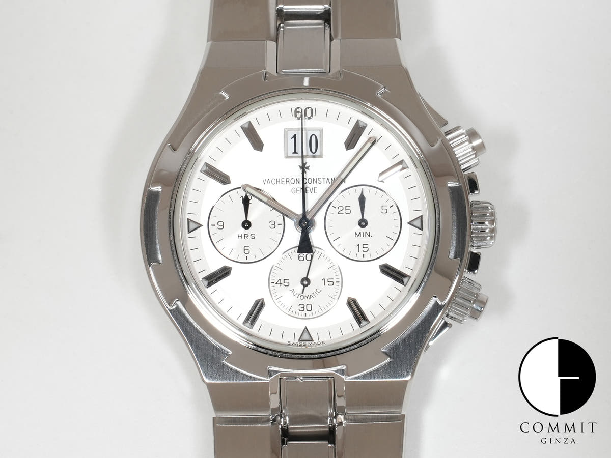 Vacheron Constantin Overseas Chronograph Ref.49140/423A-8790 SS Silver Dial Used dgxfdjkw
