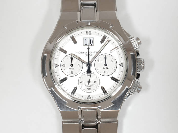 Vacheron Constantin Overseas Chronograph Ref.49140/423A-8790 SS Silver Dial Used dgxfdjkw