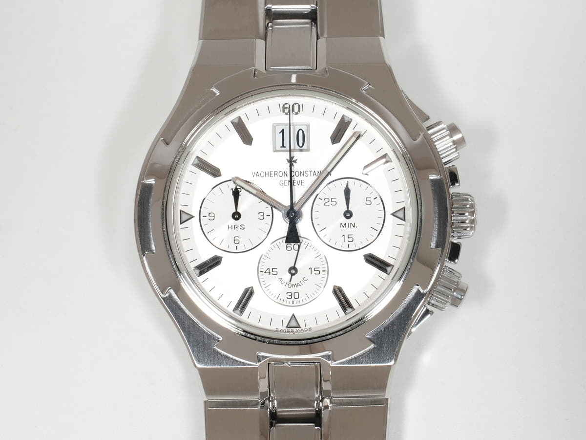 Vacheron Constantin Overseas Chronograph Ref.49140/423A-8790 SS Silver Dial Used dgxfdjkw