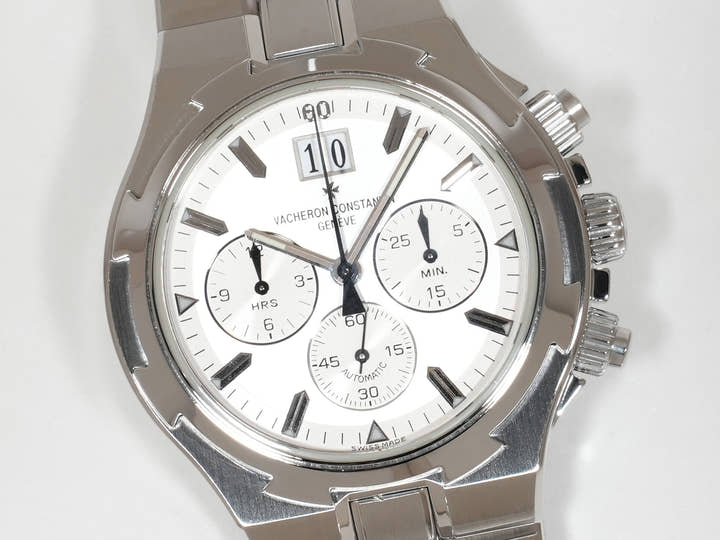 Vacheron Constantin Overseas Chronograph Ref.49140/423A-8790 SS Silver Dial Used dgxfdjkw