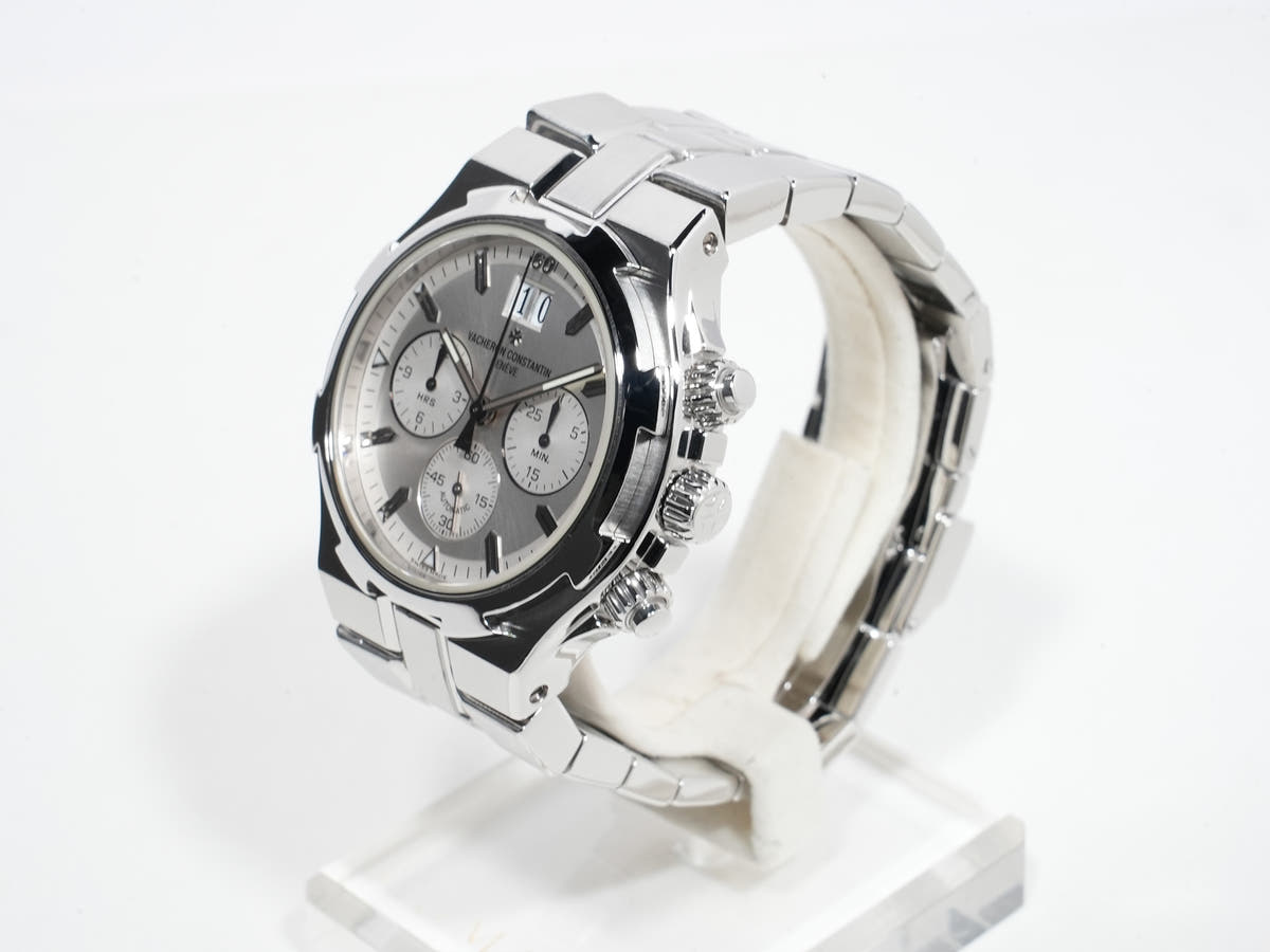 Vacheron Constantin Overseas Chronograph Ref.49140/423A-8790 SS Silver Dial Used dgxfdjkw