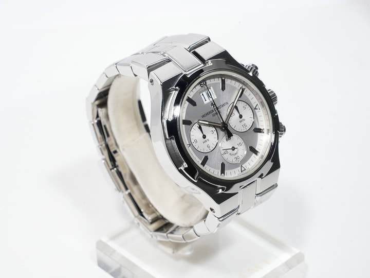 Vacheron Constantin Overseas Chronograph Ref.49140/423A-8790 SS Silver Dial Used dgxfdjkw
