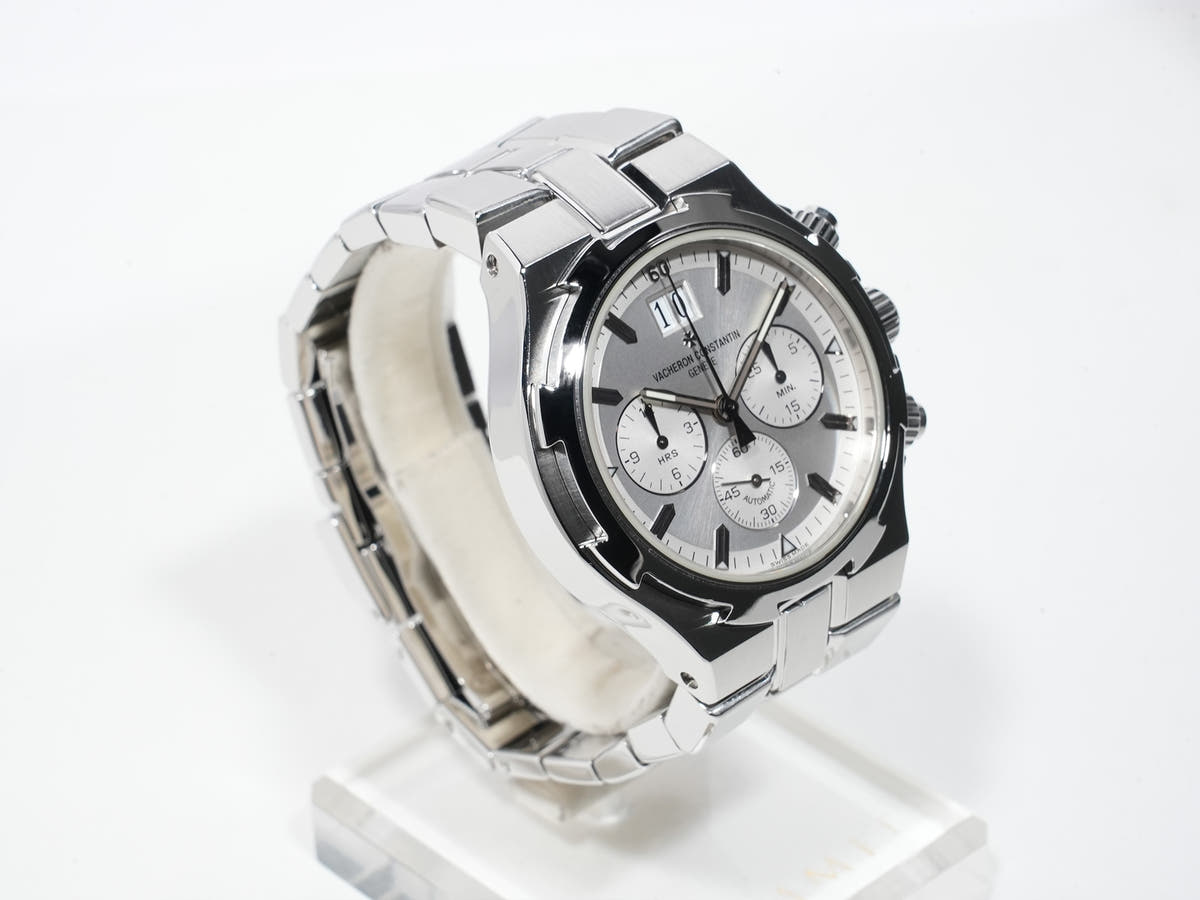 Vacheron Constantin Overseas Chronograph Ref.49140/423A-8790 SS Silver Dial Used dgxfdjkw