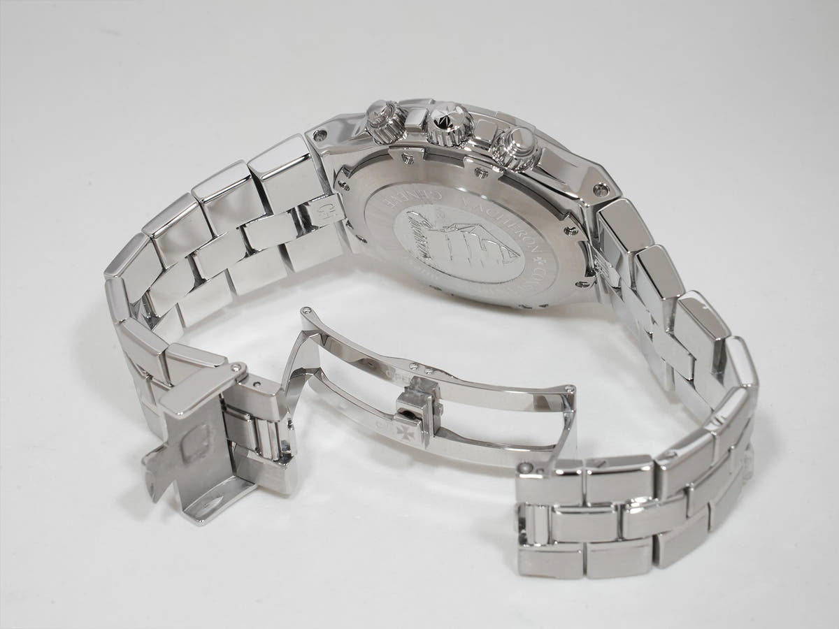 Vacheron Constantin Overseas Chronograph Ref.49140/423A-8790 SS Silver Dial Used dgxfdjkw