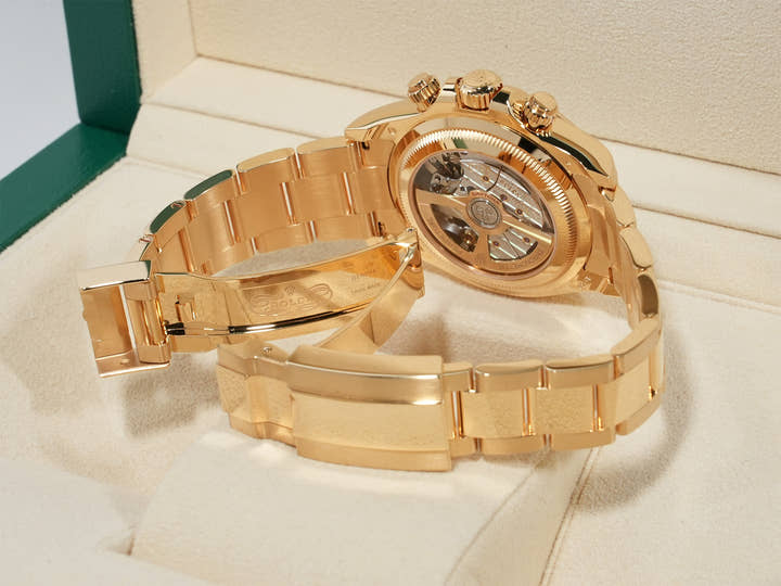 ロレックス デイトナ Ref.126528LN イエローゴールド ブライトブラック文字盤