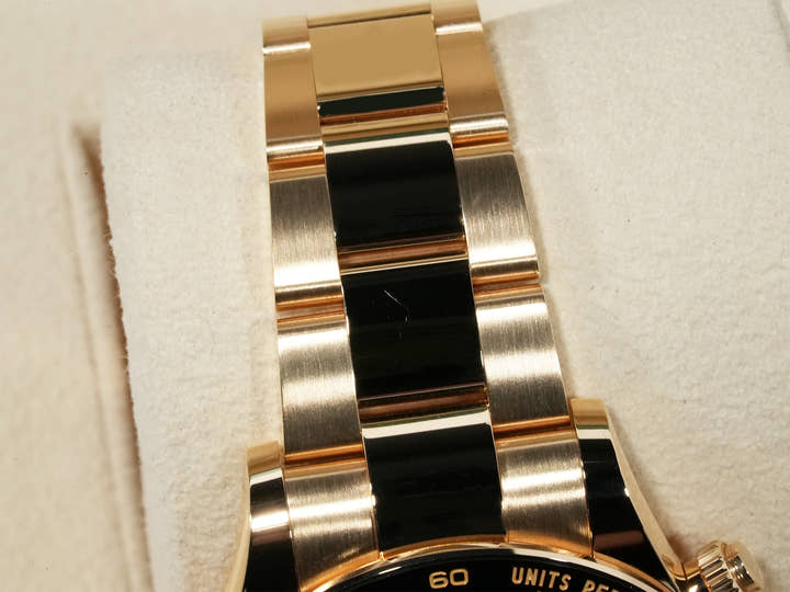 ロレックス デイトナ Ref.126528LN イエローゴールド ブライトブラック文字盤