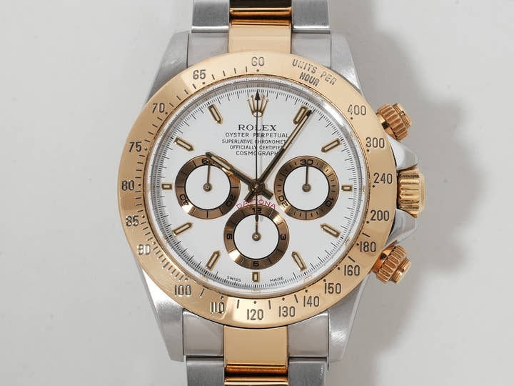 Rolex Daytona El Primero Ref. 16523 Stainless Steel/Yellow Gold White Dial