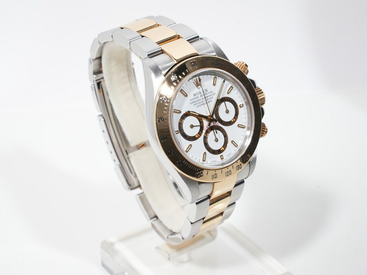 ロレックス デイトナ エルプリメロ Ref.16523 SS/YG ホワイト文字盤 中古 3x226j3h