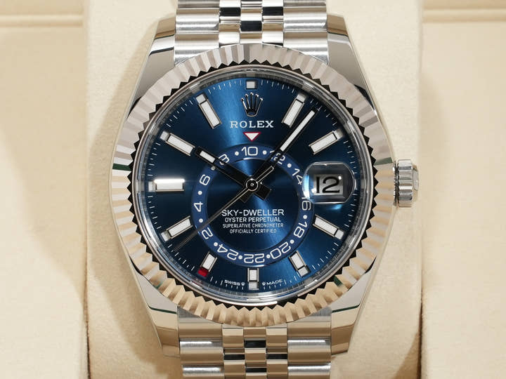 ロレックス スカイドゥエラー Ref.336934 ステンレススチール/ホワイトゴールド ブルー文字盤 ジュビリーブレスレット