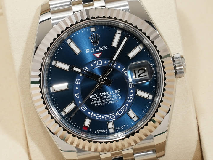 ロレックス スカイドゥエラー Ref.336934 ステンレススチール/ホワイトゴールド ブルー文字盤 ジュビリーブレスレット