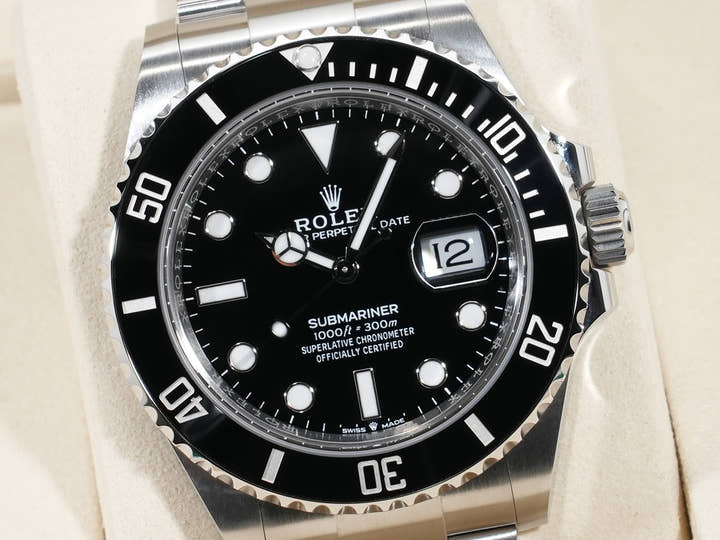 ロレックス サブマリーナー デイト Ref.126610LN ステンレススチール ブラック文字盤
