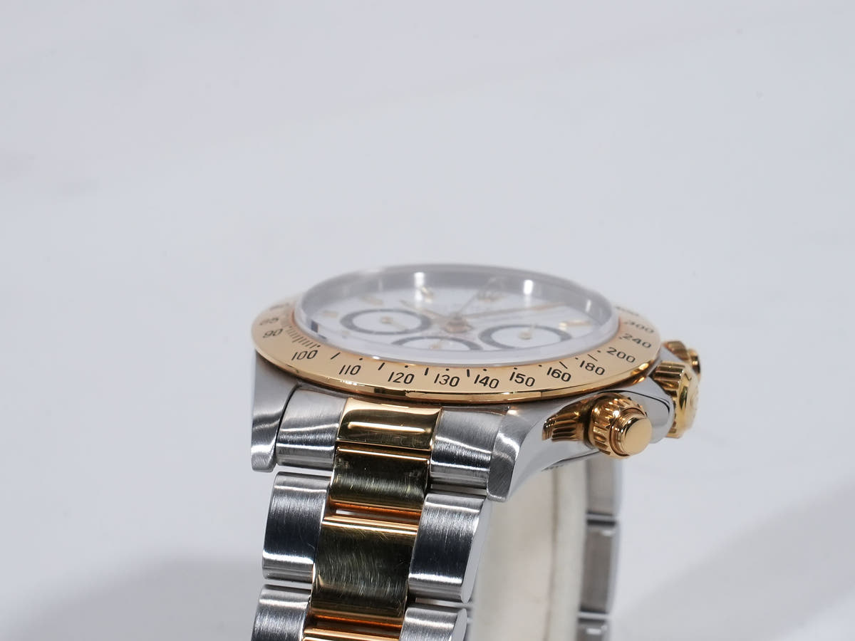 ロレックス デイトナ エルプリメロ Ref.16523 SS/YG ホワイト文字盤 中古 zhjb98an
