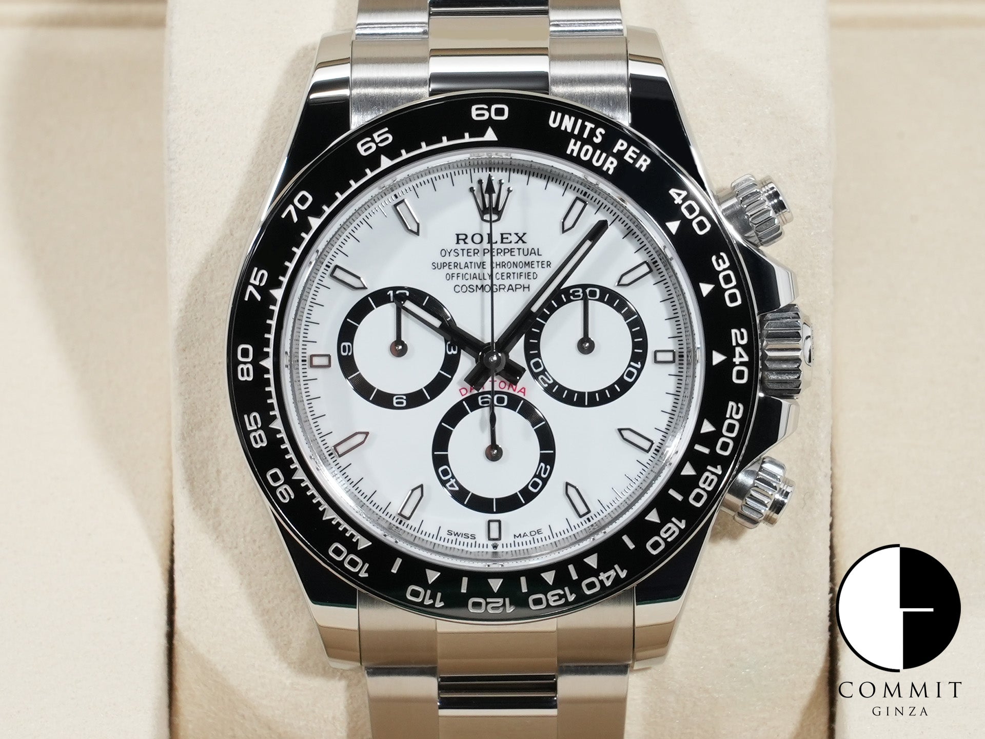 ロレックス デイトナ Ref.126500LN ステンレススチール ホワイト文字盤