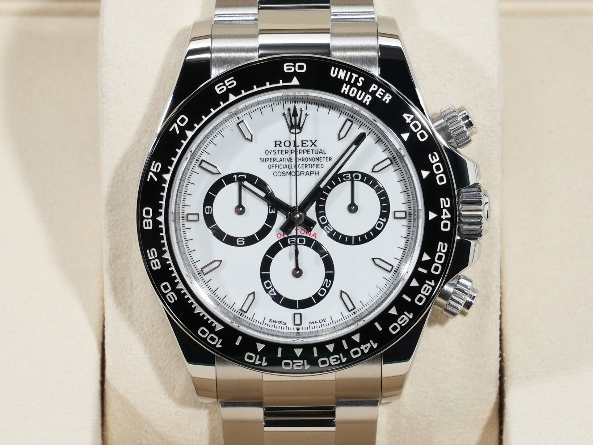 ロレックス デイトナ Ref.126500LN ステンレススチール ホワイト文字盤