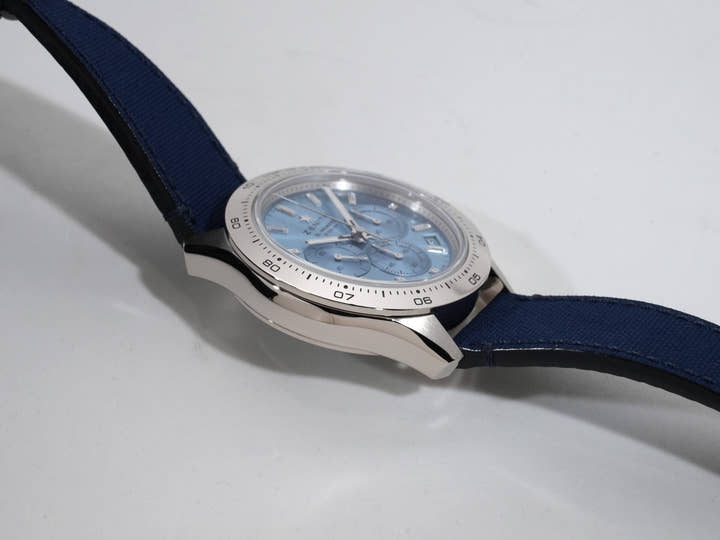 ゼニス クロノマスター スポーツ ヨシダ スペシャル エディション Ref.65.3103.3600/53.C920 18KWG アクアブルー文字盤 美中古 d9o8ciwn