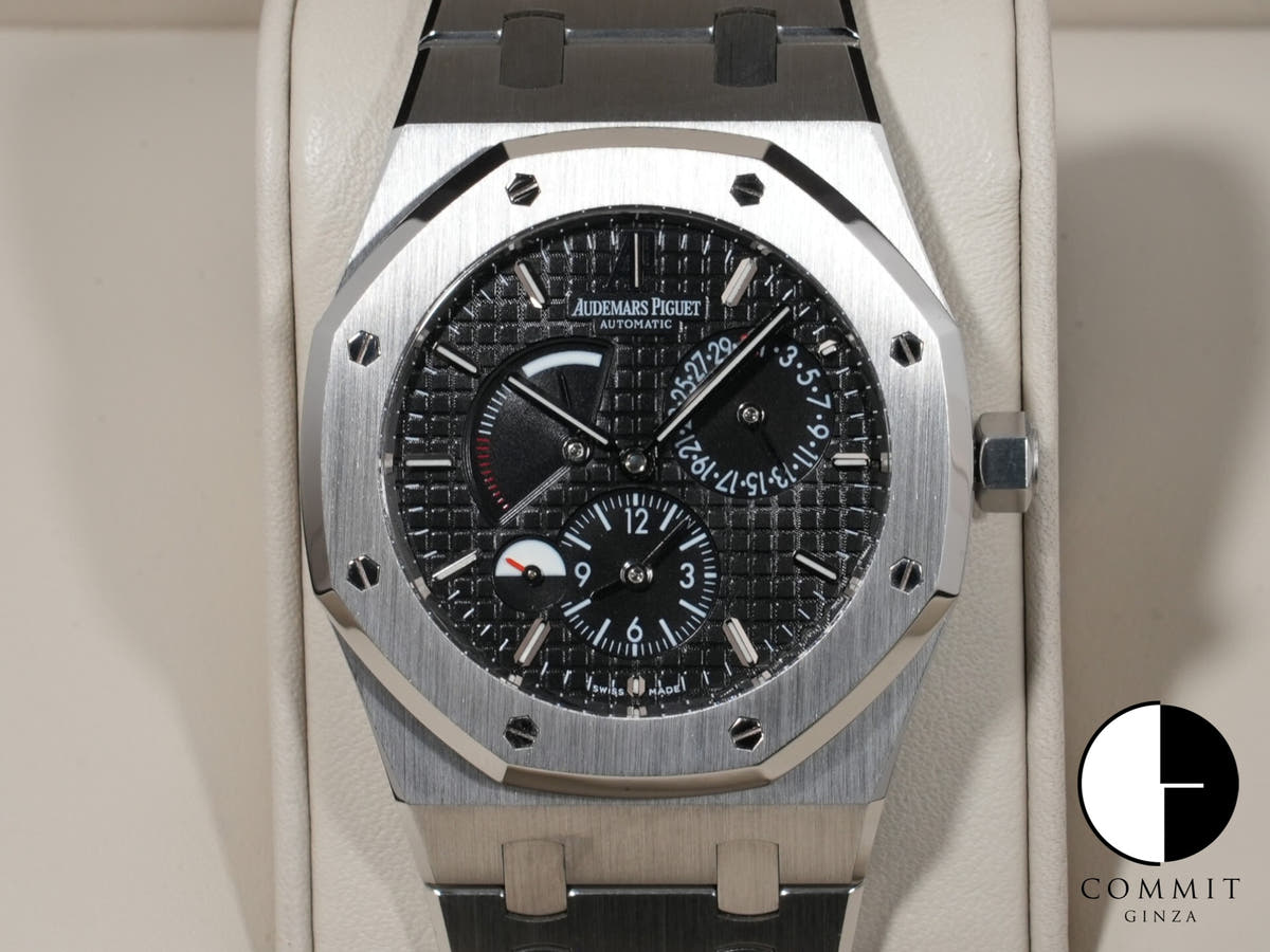 Audemars Piguet Royal Oak Dual Time Ref.26120ST.OO.1220ST.03 SS Black Dial Used c4737jmm