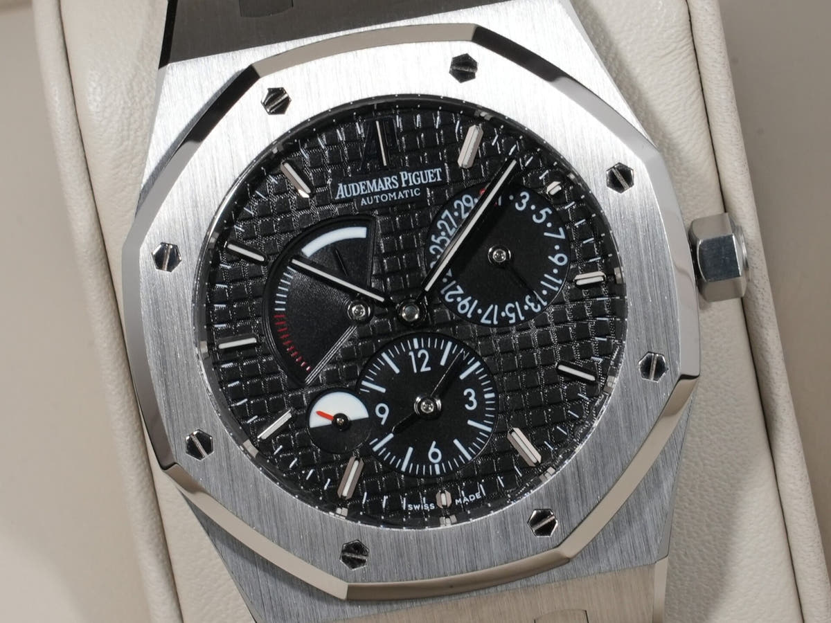 Audemars Piguet Royal Oak Dual Time Ref.26120ST.OO.1220ST.03 SS Black Dial Used c4737jmm