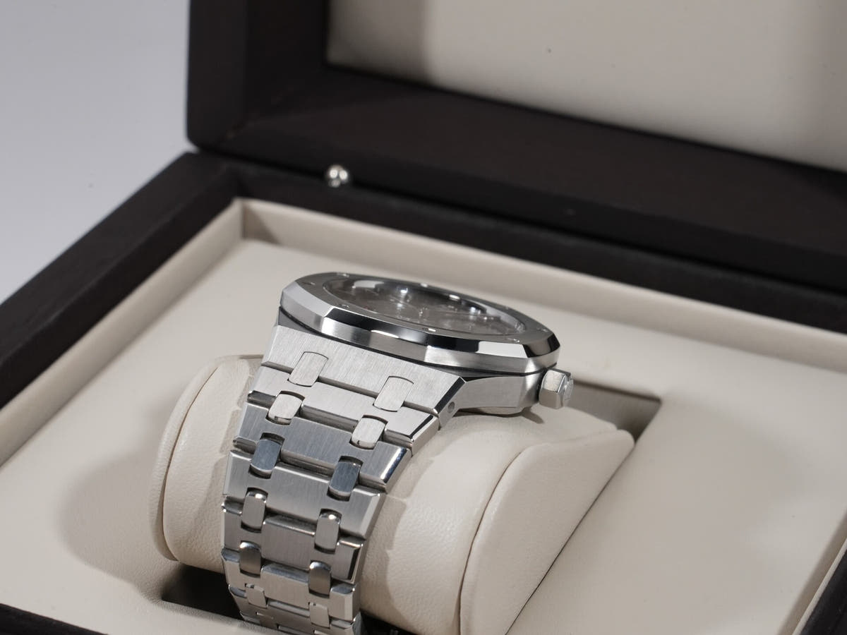 Audemars Piguet Royal Oak Dual Time Ref.26120ST.OO.1220ST.03 SS Black Dial Used c4737jmm