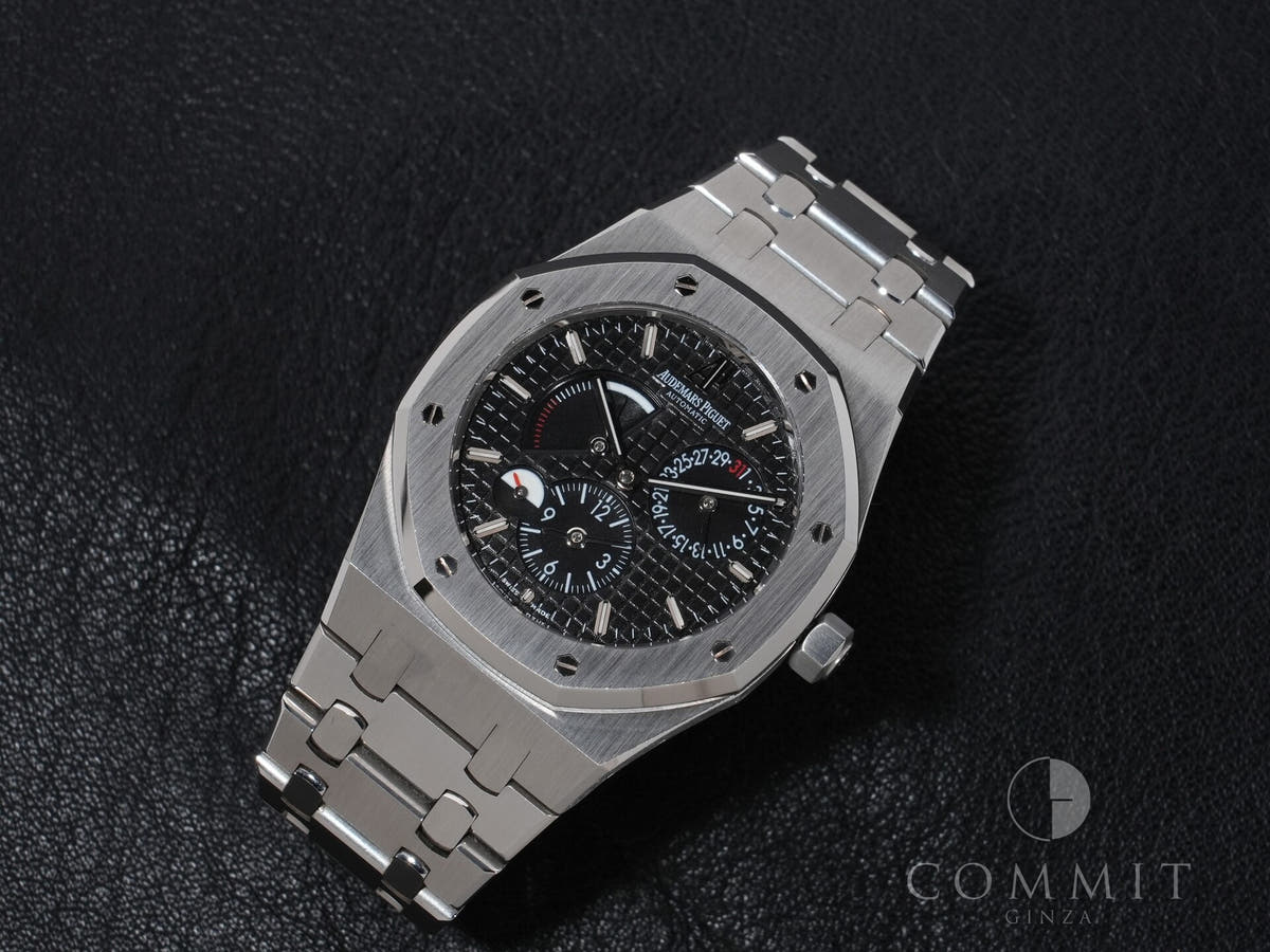 Audemars Piguet Royal Oak Dual Time Ref.26120ST.OO.1220ST.03 SS Black Dial Used c4737jmm