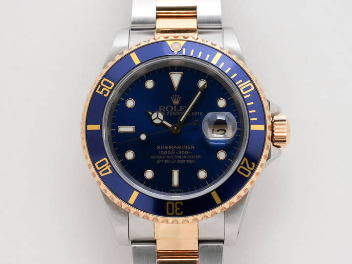 Rolex Submariner Date Ref. 16613 Stainless Steel/Yellow Gold Blue Dial