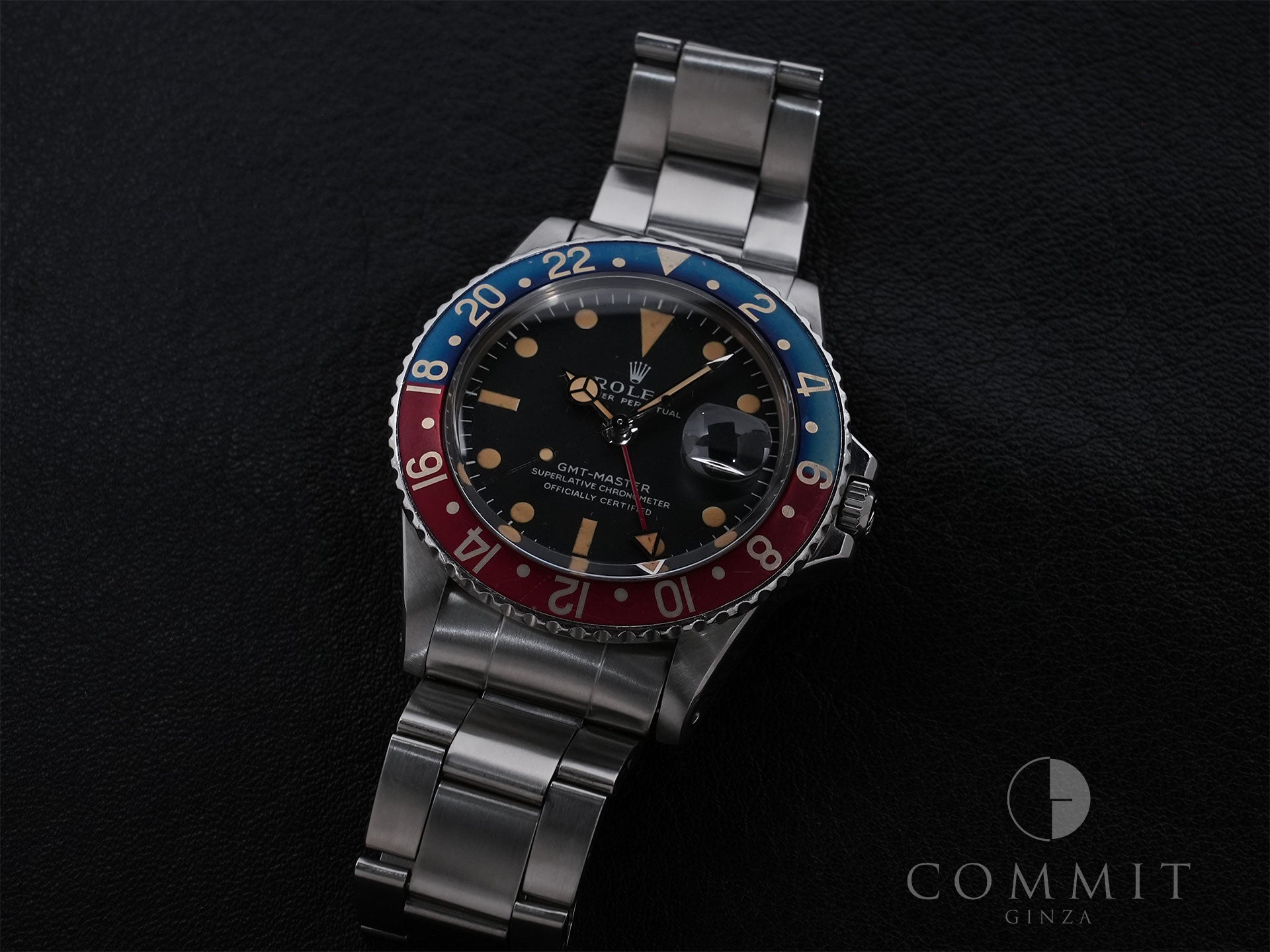 ロレックス GMTマスター Ref.1675 SS ブラック文字盤 中古 8dx3wv7r