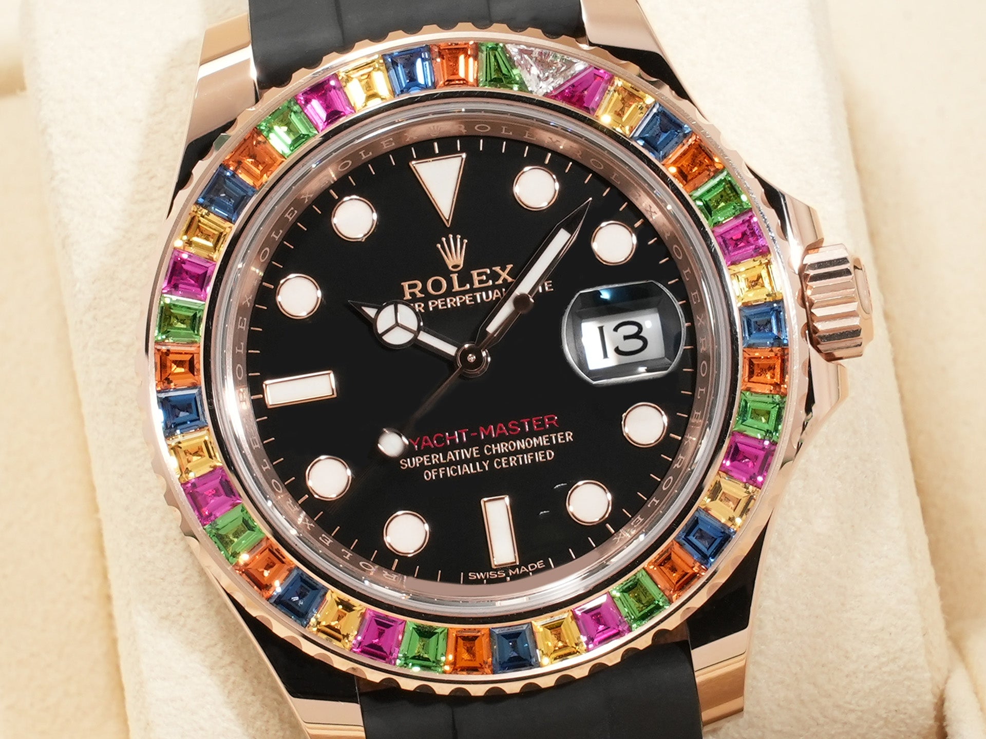 ロレックス ヨットマスター 40 Ref.116695SATS 18KERG ブラック文字盤 美中古 2bfofzae