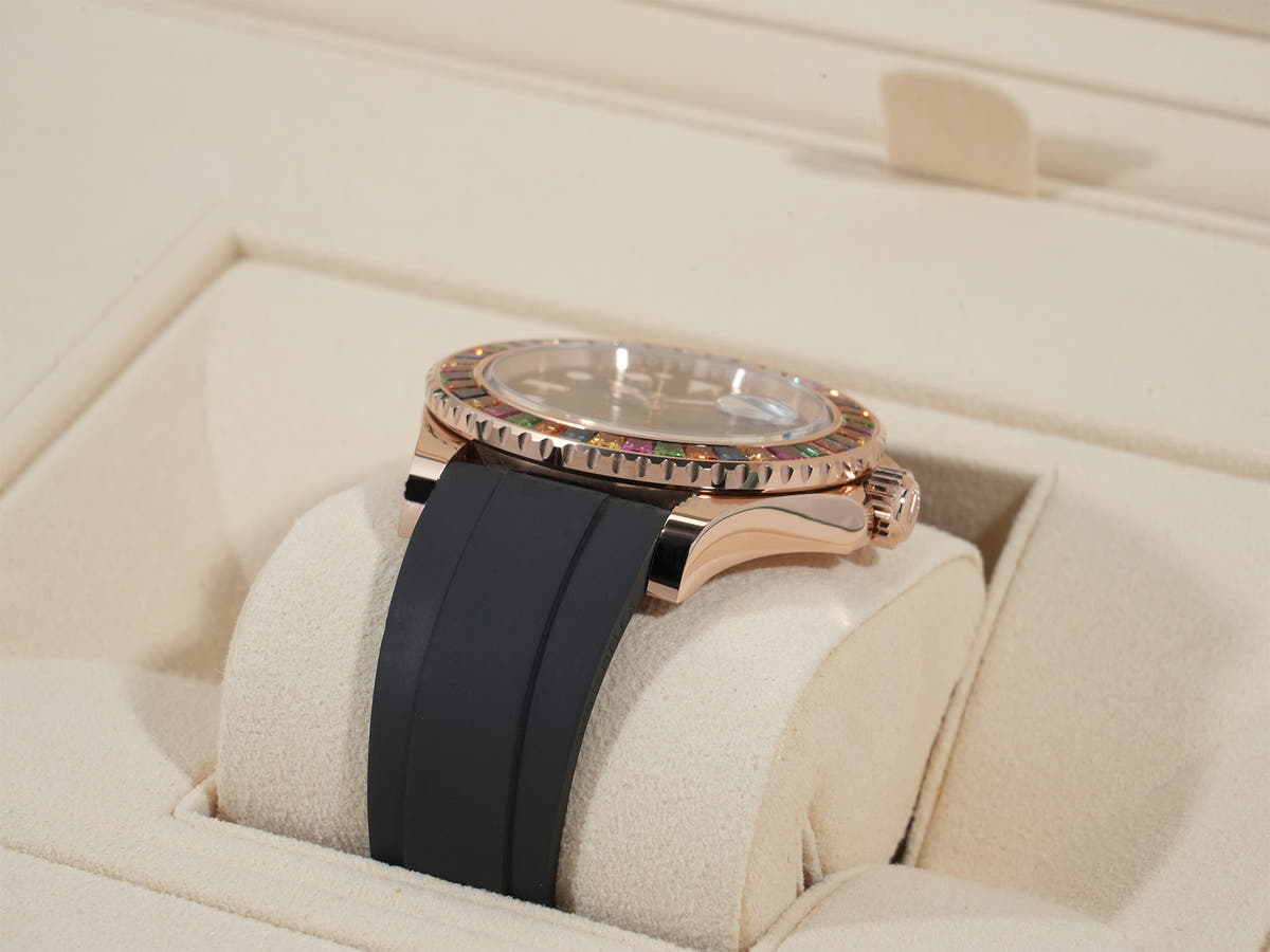 Rolex Yacht-Master 40 Ref.116695SATS 18KERG Black Dial Good Condition Pre-Owned 2bfofzae