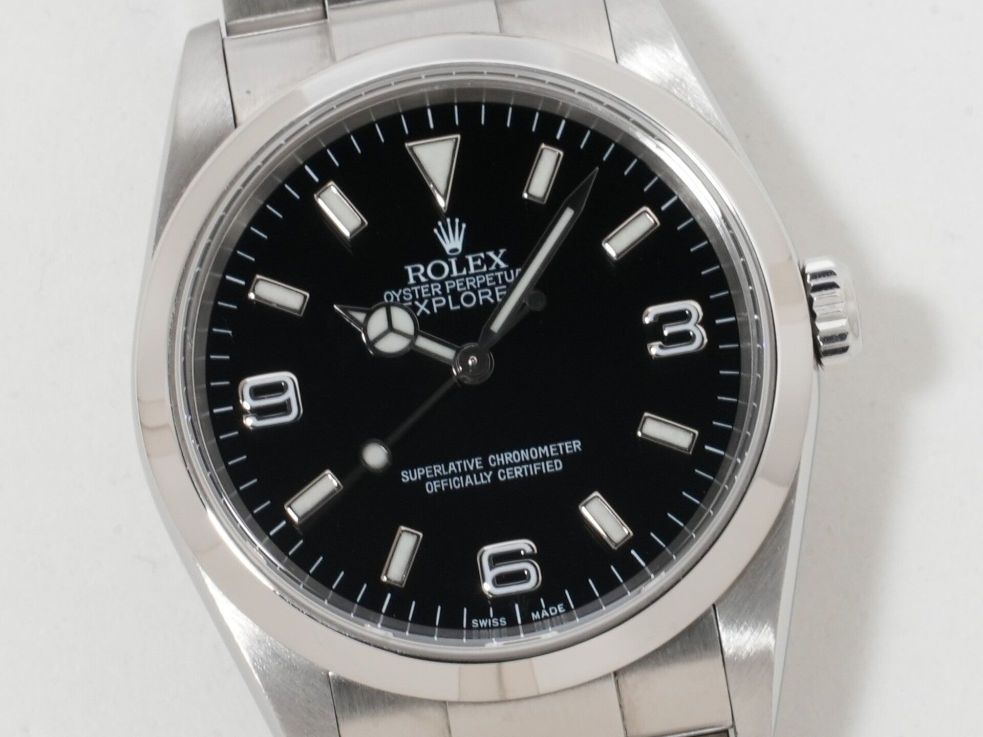 ロレックス エクスプローラーI Ref.114270 SS ブラック文字盤 美中古 f2b6zz5z