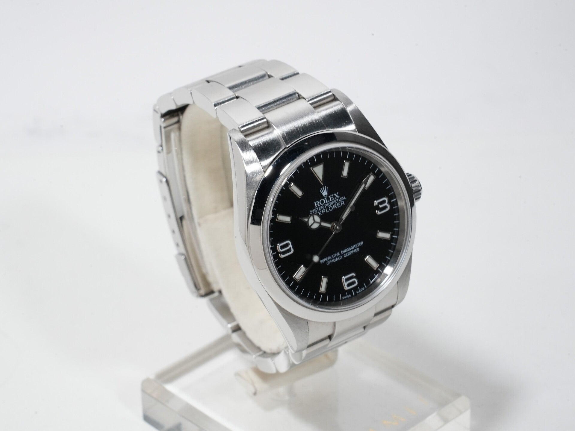 ロレックス エクスプローラーI Ref.114270 SS ブラック文字盤 美中古 f2b6zz5z
